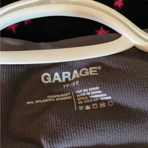 GARAGE Grey Crop Top XS - Picture 7 of 8